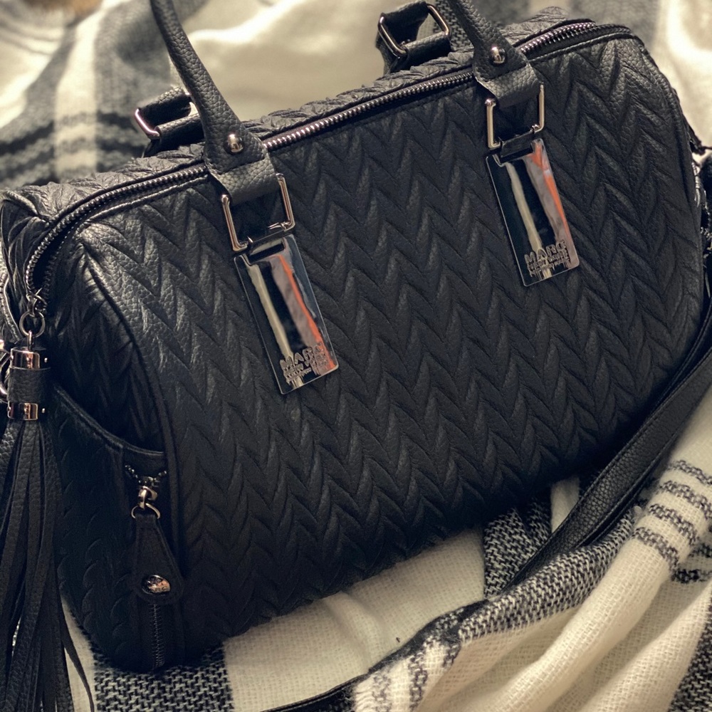 Andrew Marc fringe large handbag